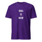 1984 IS NOW statement t-shirt in Purple | BASED ALT-WEAR