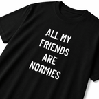 ALL MY FRIENDS ARE NORMIES redpill statement t-shirt | BASED ALT-WEAR