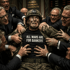 ALL WARS ARE FOR BANKERS anti-war statement t-shirt | BASED ALT-WEAR