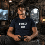 BUNKER BOY prepper-culture statement t-shirt | BASED ALT-WEAR