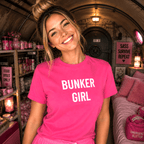 BUNKER GIRL prepper-culture statement t-shirt | BASED ALT-WEAR