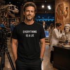 EVERYTHING IS A LIE nihilist blackpill statement t-shirt | BASED ALT-WEAR