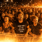 FRONT ROW AT THE COLLAPSE SHOW nihilist blackpill statement t-shirt | BASED ALT-WEAR