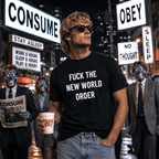 FUCK THE NEW WORLD ORDER anti-globalist statement t-shirt | BASED ALT-WEAR