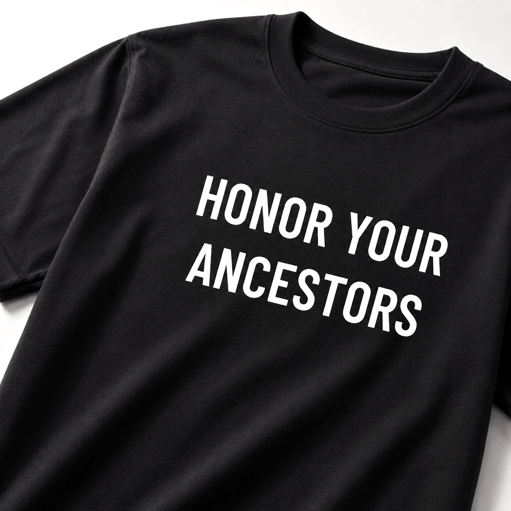 HONOR YOUR ANCESTORS trad-culture statement t-shirt | BASED ALT-WEAR