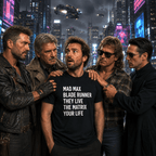 MAD MAX BLADE RUNNER THEY LIVE THE MATRIX YOUR LIFE dystopian cinema statement t-shirt | BASED ALT-WEAR