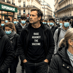 RAGE AGAINST THE VACCINE counter-culture statement t-shirt | BASED ALT-WEAR