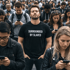 SURROUNDED BY SLAVES anti-establishment statement t-shirt | BASED ALT-WEAR