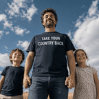 TAKE YOUR COUNTRY BACK patriotic statement t-shirt | BASED ALT-WEAR