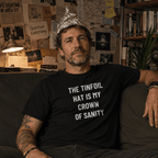 THE TINFOIL HAT IS MY CROWN SANITY counter-mainstream statement t-shirt | BASED ALT-WEAR