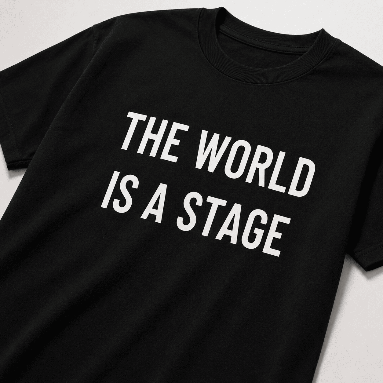 THE WORLD IS A STAGE Shakespeare redpill statement t-shirt | BASED ALT-WEAR