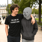 YOU ARE MY FAVORITE NPC NPC-meme statement t-shirt | BASED ALT-WEAR