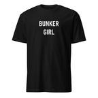 BUNKER GIRL prepper-culture statement t-shirt in Black | BASED ALT-WEAR