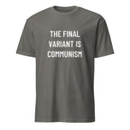 THE FINAL VARIANT IS COMMUNISM political statement t-shirt in Grey | BASED ALT-WEAR