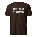HOLLYWOOD IS POSSESSED anti-Hollywood statement t-shirt in Pink | BASED ALT-WEAR