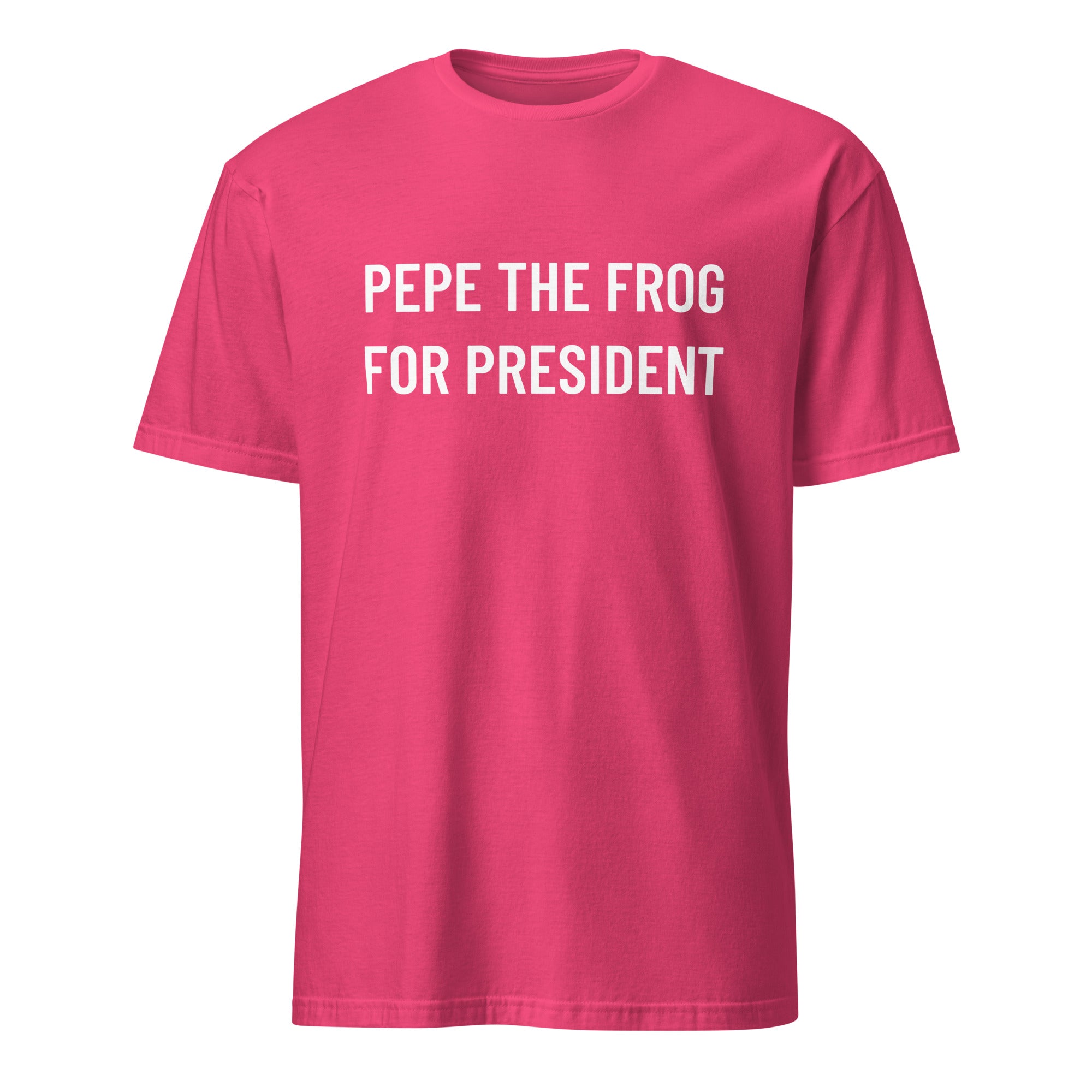 PEPE THE FROG FOR PRESIDENT meme-culture statement t-shirt in Red | BASED ALT-WEAR