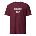BUNKER BOY prepper-culture statement t-shirt in Red | BASED ALT-WEAR