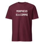 MORPHEUS IS A COMMIE Matrix counter-read statement t-shirt in Brown | BASED ALT-WEAR