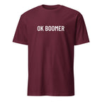 OK BOOMER generational statement t-shirt in Brown | BASED ALT-WEAR