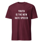 TRUTH IS THE NEW HATE SPEECH free-speech statement t-shirt in Brown | BASED ALT-WEAR