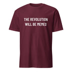 THE REVOLUTION WILL BE MEMED meme-culture statement t-shirt in Brown | BASED ALT-WEAR