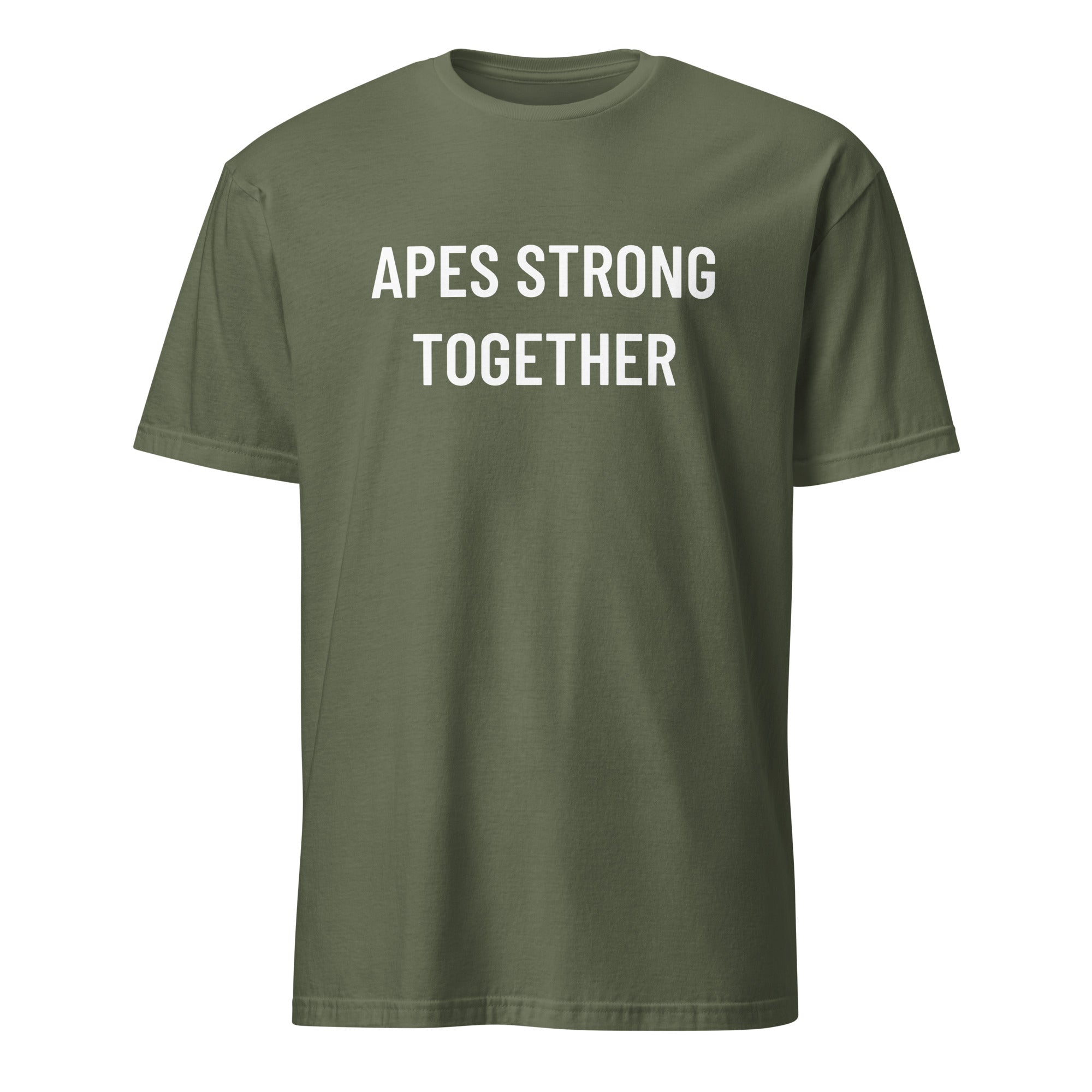 APES STRONG TOGETHER GameStop finance-rebel statement t-shirt in Army | BASED ALT-WEAR