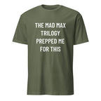 THE MAD MAX TRILOGY PREPPED ME FOR THIS dystopian-cinema statement t-shirt in Army | BASED ALT-WEAR