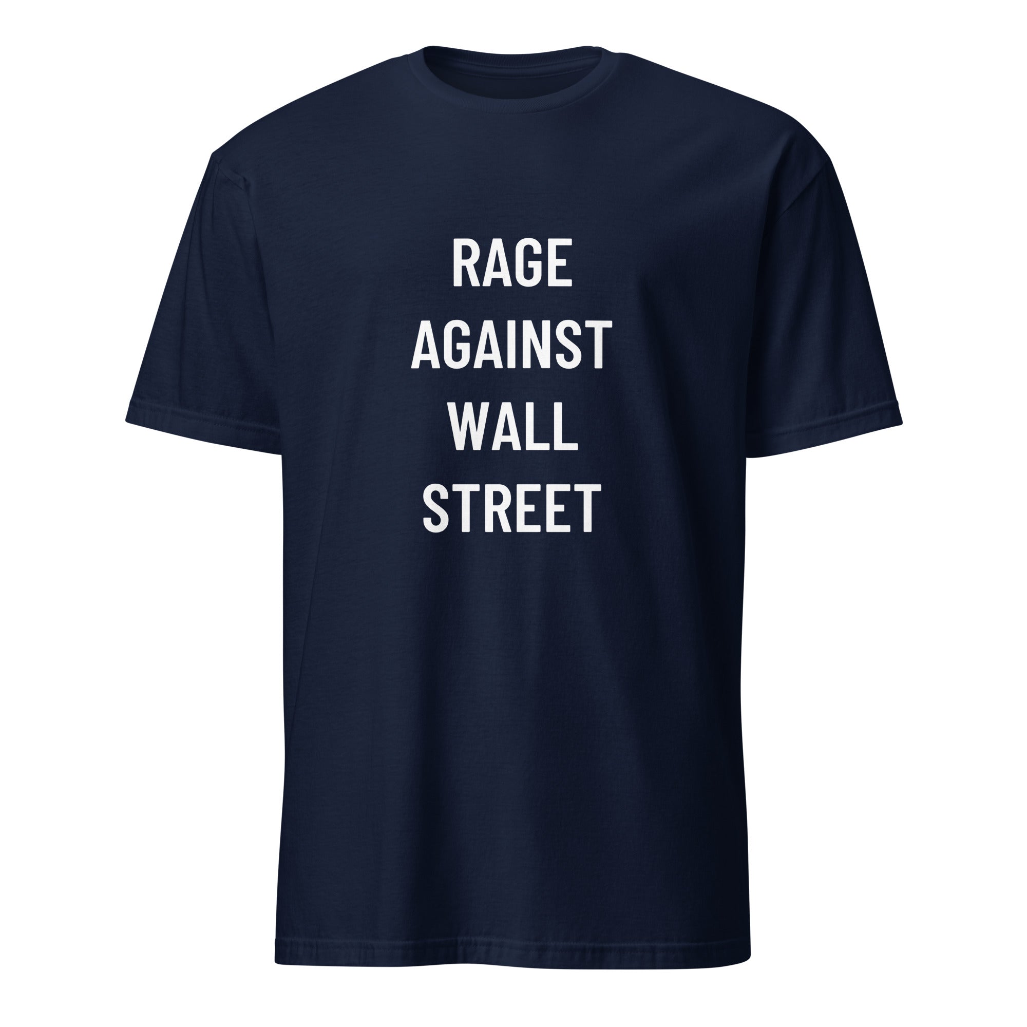 RAGE AGAINST WALL STREET anti-finance statement t-shirt | BASED ALT-WEAR