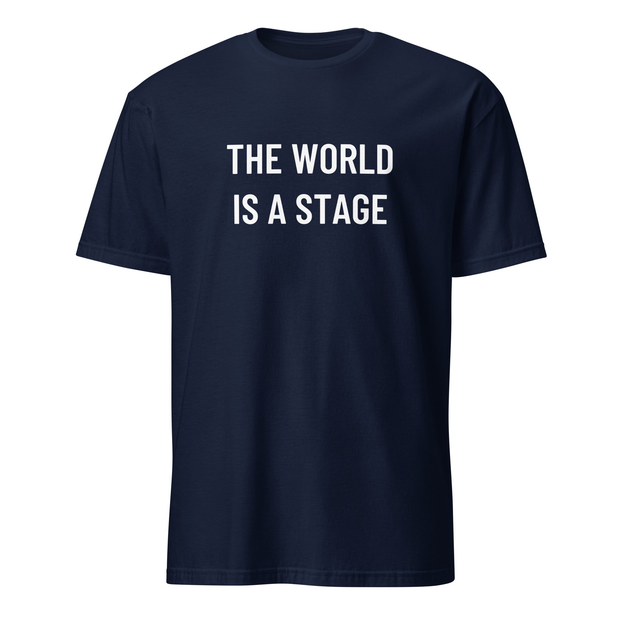 THE WORLD IS A STAGE Shakespeare redpill statement t-shirt | BASED ALT-WEAR