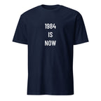 1984 IS NOW statement t-shirt in Navy | BASED ALT-WEAR