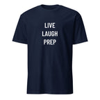 LIVE LAUGH PREP prepper humor statement t-shirt in White | BASED ALT-WEAR