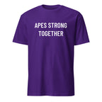 APES STRONG TOGETHER GameStop finance-rebel statement t-shirt in Purple | BASED ALT-WEAR