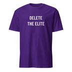 DELETE THE ELITE counter-cultural statement t-shirt | BASED ALT-WEAR
