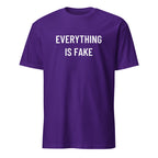 EVERYTHING IS FAKE hyperreality blackpill statement t-shirt | BASED ALT-WEAR