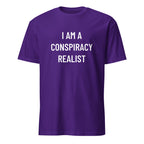 I AM A CONSPIRACY REALIST redpill identity statement t-shirt | BASED ALT-WEAR