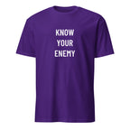 KNOW YOUR ENEMY strategy statement t-shirt | BASED ALT-WEAR