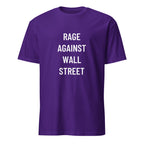 RAGE AGAINST WALL STREET anti-finance statement t-shirt | BASED ALT-WEAR